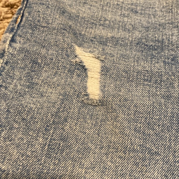 Express Womens Ripped Jeans 0 Regular Blue - Picture 9 of 10